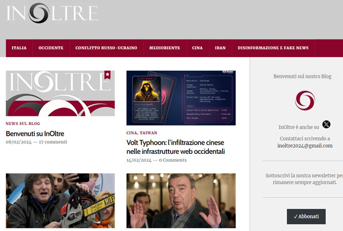 Passione e qualità, al via il blog&nbsp;InOltre.